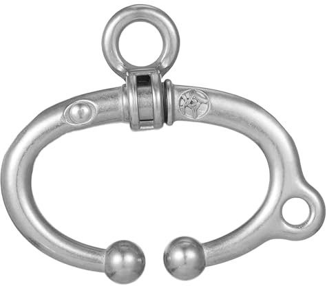 UPKOCH Edelstahl Rindernasenring Rinder-metall-nasenring Farm-kuh-nasenring Nasenclip Für Nutztiere Robust Und Langlebig Rostbeständig Und Wiederverwendbar