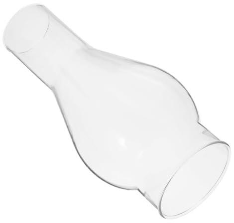 UKCOCO Klarer Glas Lampenschirm Vintage Öl-laterne Ersatzglas Windschutz Petroleumlampe Zubehör Für Innenraum Notbeleuchtung Und Outdoor Gebrauch