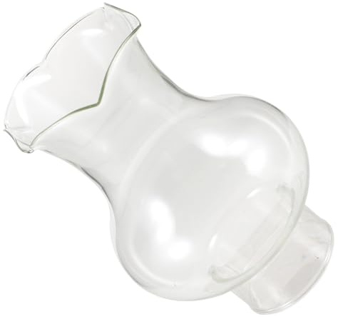 ULTECHNOVO Pantalla De Transparente para Chimenea De Lámpara De Aceite Cubierta De Vidrio para Lámpara De Queroseno Prueba De Viento