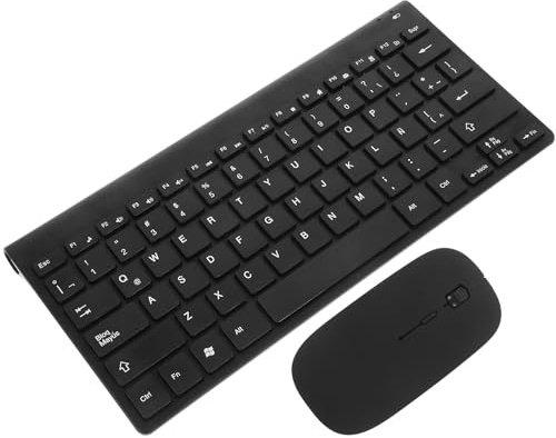 Warmhm Wireless Keyboard Mouse Combo for Computer Modern Wireless Keyboard and Mouse for Game Playing and Office Work Simple and Setup