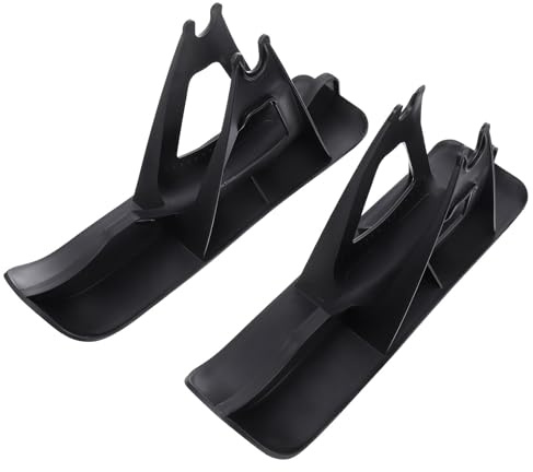 VINTORKY Skiboard für Laufrad 13 15 Zoll Robuster Kunststoff Sichere Skibindung mit 4 Riemen Winterspielzeug für Sporttraining und Pistengebrauch