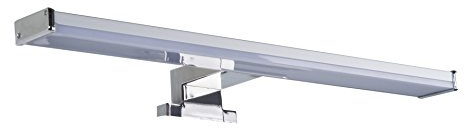 Oktaplex lighting Lampada a specchio LED 40cm cromo superficie montaggio mobile 3000K bianco caldo 8W 640lm lampada da bagno specchio