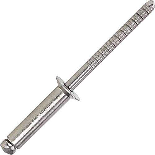OPIOL QUALITY® Blindnieten mit Senkkopf DIN 7337 (ISO 15984) 5,0x16 aus Edelstahl A2 V2A (20 Stück) Dichtniete Niete Blindniet Dornieten Popnieten Niet Rostfrei