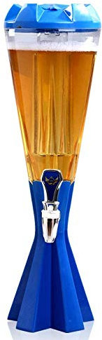 Torre De Cerveza Dispensador De Barril De Jugo Para Torre De Cerveza Bebidas Con Tubo De Hielo Y Luces Led Torre Dispensadora De Cerveza Torre De Cerveza Fría 3L Dispensador De Enchufe Bebidas Para Vi