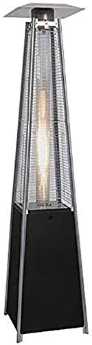 Suge Giardino Esterno Stufa a Fungo Gas in Acciaio Inox Piramide 13 kW propano bruciatore Whie Portatile Ruote Regolatore e Tubo for Garde Esterno
