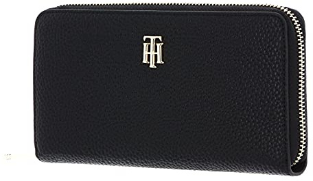 Tommy Hilfiger Damen Tasche Geldbörse Portemonnaies Essence Large Geldbörse Uni Essence Large Portemonnaie geldbörse Damen blau