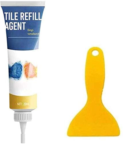 Nihexo Tile Grout Restoring Agent, Waterproof Tile Grout Sealer, White, 20ml