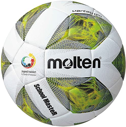 Molten Trainingsbälle für Fußball-Soft-HR Trainingsbälle für Fußball Weiß/Grün/Silber 5