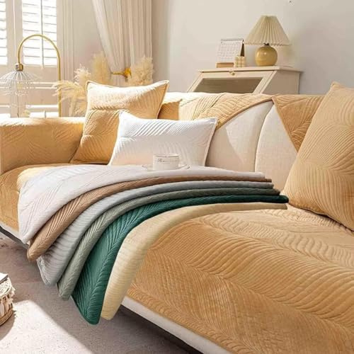 Mineliste Sofabezug rutschfeste Sofadecke，sofaschutz1 2 3 4-Seater L Shape Sofaschoner,Hund Katze Überwurf Hundedecke Ecksofa Sofa Schutzdecke Sofaschutz Hund Kratzschutz Katze,7#-90x240cm