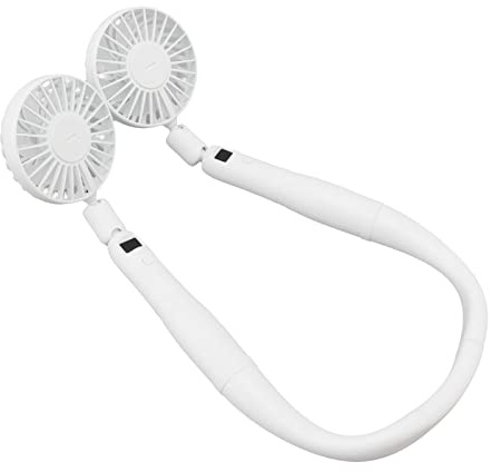 Haofy Ventilatore Portatile, Regolazione dell'angolo di Grande capacità Mini Ventilatore da Collo Display LCD Ricaricabile USB Esterno