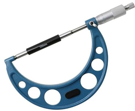 FUNTLY bügelmessschraube 0,01 mm 100–125 mm Außenmikrometer, Präzisionsmessgerät, Messschieber, Messwerkzeuge, Mikrometer-Messwerkzeuge