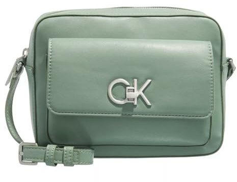 Calvin Klein Umhängetasche Re-Lock Camera Bag With Flap Sea Spray grün