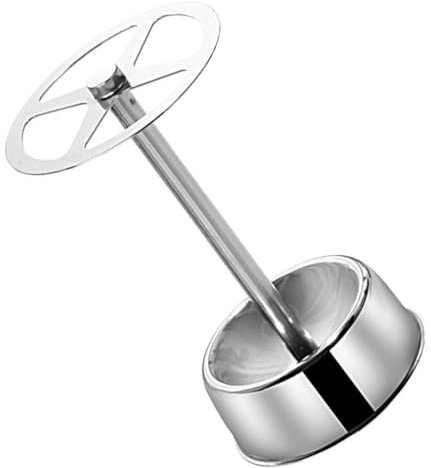 HOLIDYOYO Zahnbürstenhalter-Ständer Edelstahl 4 Fächer Make-Up-Pinselhalter Zahnpasta-Ständer Zahnbürsten-Organizer Stift Geteilter Ständer Für Badezimmer-Waschtisch-Arbeitsplatte