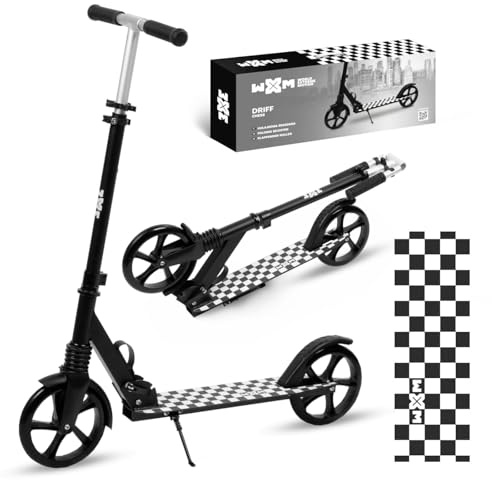 COIL Cityroller, Kinderoller, Scooter, Faltbarer, Kinderscooter, Höhenverstellbar, ABEC-7-Lager, Räder mit 20 cm Durchmesser, klappbares Bein, Fußbremse