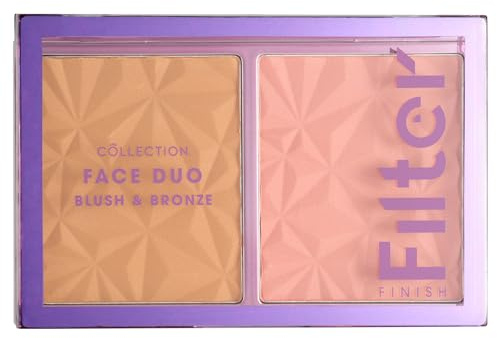 Collection Cosmetici Filter Finish Face Duo, Sculpt and Glow, Blush e Bronzer Palette, 10 g