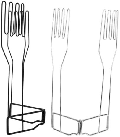 TOPBATHY 2pcs Kitchen Glove Drying Rack Multifunctional Dish Glove Holder Drainage for Sink Area Storage Foldable Design for Compact Spaces