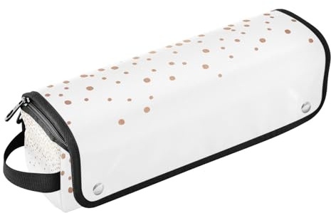 Estuche de viaje 2 en 1 para rizador de pelo con alfombrilla resistente al calor, organizador de herramientas para el cabello, bolsa de almacenamiento para plancha plana, herramientas calientes y