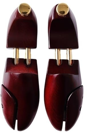 WENYOG Allargascarpe Albero for Scarpe Regolabile in Legno da 2 Pezzi Nuovo Supporto for barella di espansione in Legno for Scarpe a Doppio Tubo di Cedro for Uomo(XL(45-46))