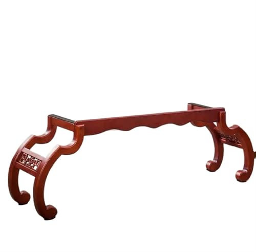 SRDUJINWAN Guzheng-Stand Guzheng Klavierständer Tiger Holz Sitzstativ Massivholz Antiker Notenständer Tragbarer Guzheng Ständer FüR Guzheng(Red)