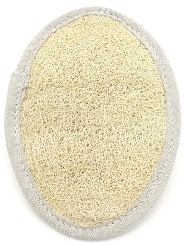 Esponja natural vegetal de planta de luffa (Ovalada) - Limpieza profunda y exfoliación de la piel - Activa la circulación - Cultivado y elaborado en Galicia