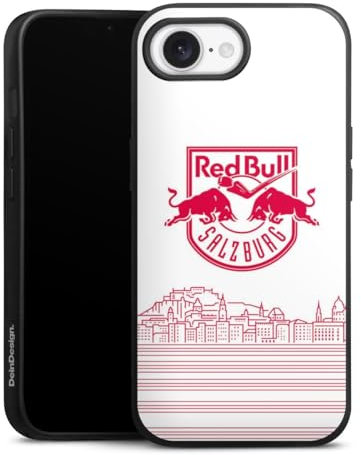Organic Case Bio Hülle Nachhaltige Handyhülle kompatibel mit Apple iPhone 16e 2025 Eishockey Skyline EC Red Bull Salzburg