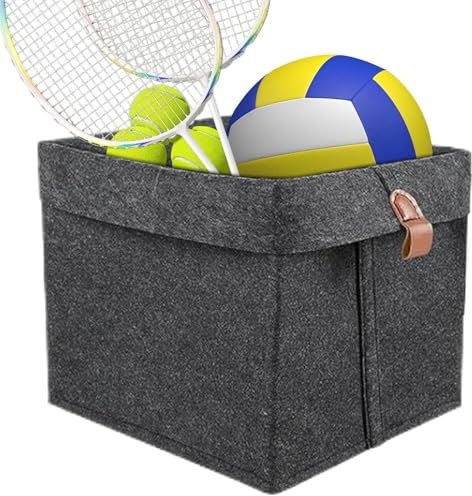 Organisateur du cube en feutre, paniers carrés pour le stockage | 12L Boîtes de rangement en feutre pour l'organisation de la chambre,Boîte d'emballage des fournitures de travail à conteneurs souples