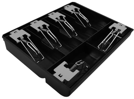 Sewroro Cassetto Portadenaro Portatile Con 6 Scomparti - Cassetto Portadenaro Per Ristoranti E Supermercati