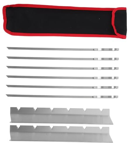 Brochettes de Barbecue en Acier Inoxydable, Lot 1, Argenté