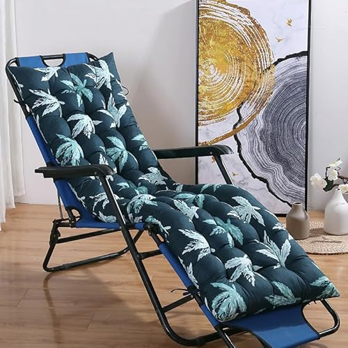 Hixingo Cojín para Tumbona de Jardín, Suave y Cómodo Cojines para Reclinable Banco, Acolchado Exterior Colchoneta, Ideal para Tumbonas, Sillas y Hamacas (Tropical,48x120cm)
