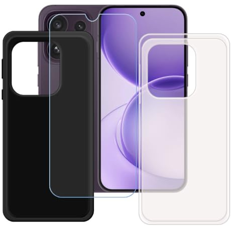 BMPNLSZ 2 Funda para OPPO Reno16 5G + Screen Protector