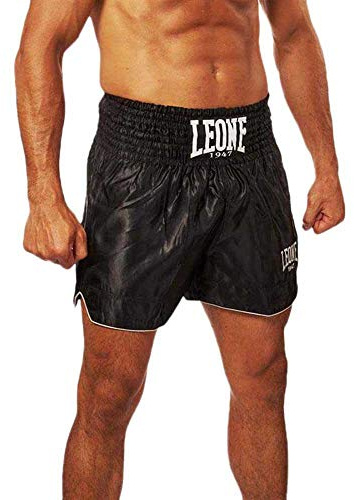 LEONE 1947, Basic Pantaloncino Kick-Thai, Unisex – Adulto, Nero, XS, AB766