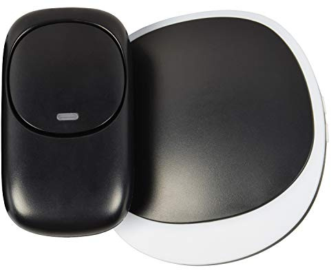 Mercury Single Receiver Wireless Plug-in Doorbell with LED Alert & Volume Control | Black