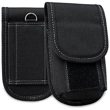 XiRRiX Handytasche Gürtel V7 Größe XL - universal Smartphone Tasche mit Klettverschluss - Gürteltasche Herren - Handy Holster mit robuster Gürtelschlaufe - Gürteltasche in schwarz