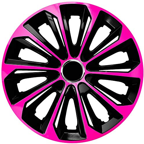 Radzierblende EXTRA Strong schwarz/pink 16 Zoll 4er Set