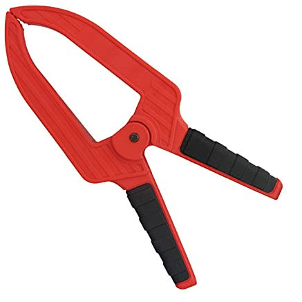 Ratchet Bar Clamps, 1pcs Large Depth Plastic Spring Clamp Flexible Strong A Type Extra Large Clip Nylon Spring Clamps (Size : 1Pcs 9 inch)