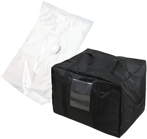 Vakuumbeutel XXL + Aufbewahrungstasche XXL tiret – Ideal zum Aufbewahren von Riesige Sitzsäcke 200 cm – Praktisch und Robust – Vacuum Bag + Storage Bag