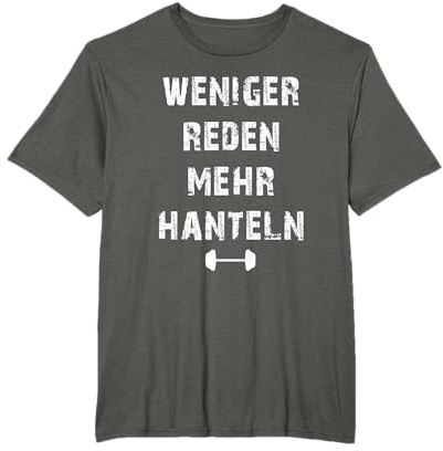 Bodybuilding Tshirt Lustig Muskeln Fitness GYM Training T-Shirt
