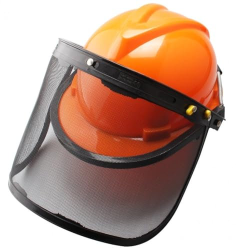 Muteitt Casco di Sicurezza per Decespugliatore Casco Protettivo per Motosega Maschera di Protezione di Sicurezza Casco per Tosaerba Accessori per Silvicoltura