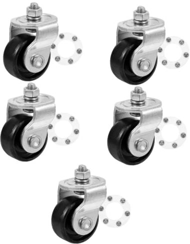 Housoutil 5 Pezzi Di Accessori Essenziali Per Ruote Girevoli Per Transpallet Orizzontali Ruote Di Ricambio Per Transpallet