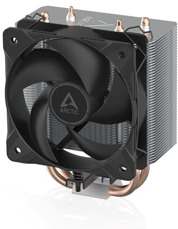 ARCTIC Freezer 8A - Refrigerador de CPU Compacto para AMD AM5/AM4, Montaje Descentrado, Ventilador PWM de 100 mm, Compuesto Térmico MX-6 Preaplicado, Cojinete de Manguito Hidrodinámico