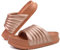 KuaiLu Womens Sandals with Arch Support Orthopedic Comfortable Lightweight Cushion Recovery Slides Summer Fashion Leather Casual Womans Plantar Fasciitis Sandles for Indoor&Outdoor Champagne Gold 4