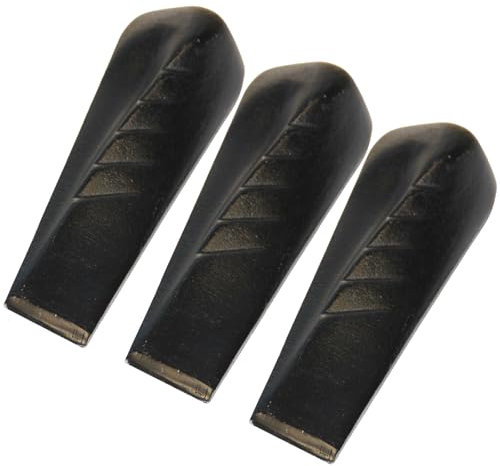 sopomarkt24 Spaltkeil 3er Set – Drehspaltkeil 2 kg aus geschmiedetem Stahl, ca. 230 mm, Forstkeil zum Holzspalten