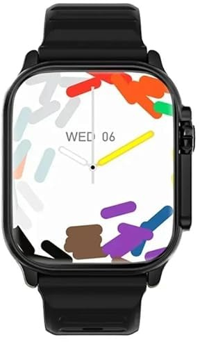 Ultra Ai 3 Microwear 4G 5G Smart Watch 2+16GB AMOLED ChatGPT NFC 49mm GPS Wifi Camera Sim Card Call APP Download Smartwatch (Black)