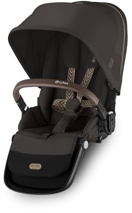 CYBEX Unidad de asiento dorada para cochecito GAZELLE S y e-GAZELLE S, desde el nacimiento hasta los 4 años aprox., Chocolate Brown