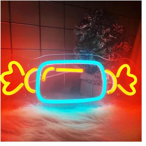 insegna luminosa al neon Pannello da parete per decorazioni per feste dimmerabili e motorizzate