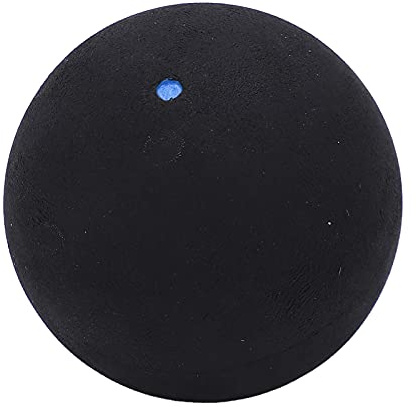 Balles de Squash en Caoutchouc Entraînement Durable pour Débutant Balle de Squash à Point Unique pour L'entraînement des Compétences de Niveau Débutant 37 Mm pour Les Joueurs (Point Bleu