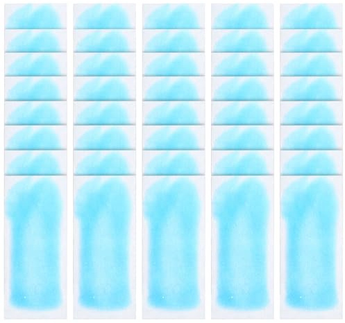 YOSADIER Parches Refrescantes Portátiles para Verano Gel Azul y Tela No Tejida de Pvc, 40 Unidades para Aliviar el Calor en Casa y Trabajo