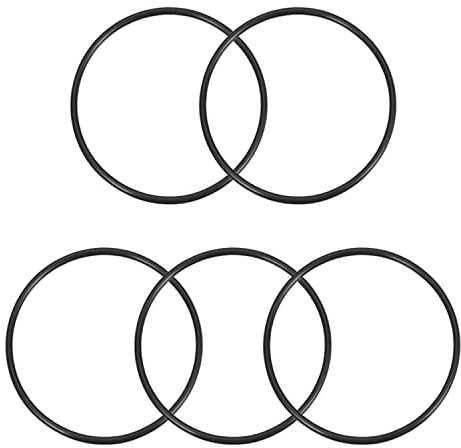 Othmro 10pcs O-Rings Seal Rubber Washers, 90mm OD 85.2mm ID 2.4mm Width, Nitrile Rubber Sealing Gasket Rings for Plumbing