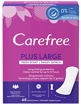 Carefree - Carefree Pantyliners Plus Large - 46 Pieces
