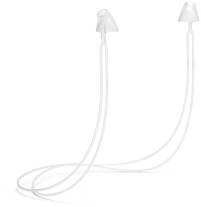 Flare Calmer Secure – Ear Plugs Alternative – Reduce Annoying Noises Without Blocking Sound – Soft Reusable Flexible Silicone with Built-in Lanyard - Translucent